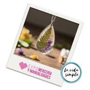 Joyería botánica en resina